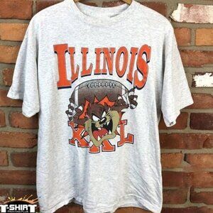 VTG NCAA Illinois Fighting Illini Looney Tunes Shirt